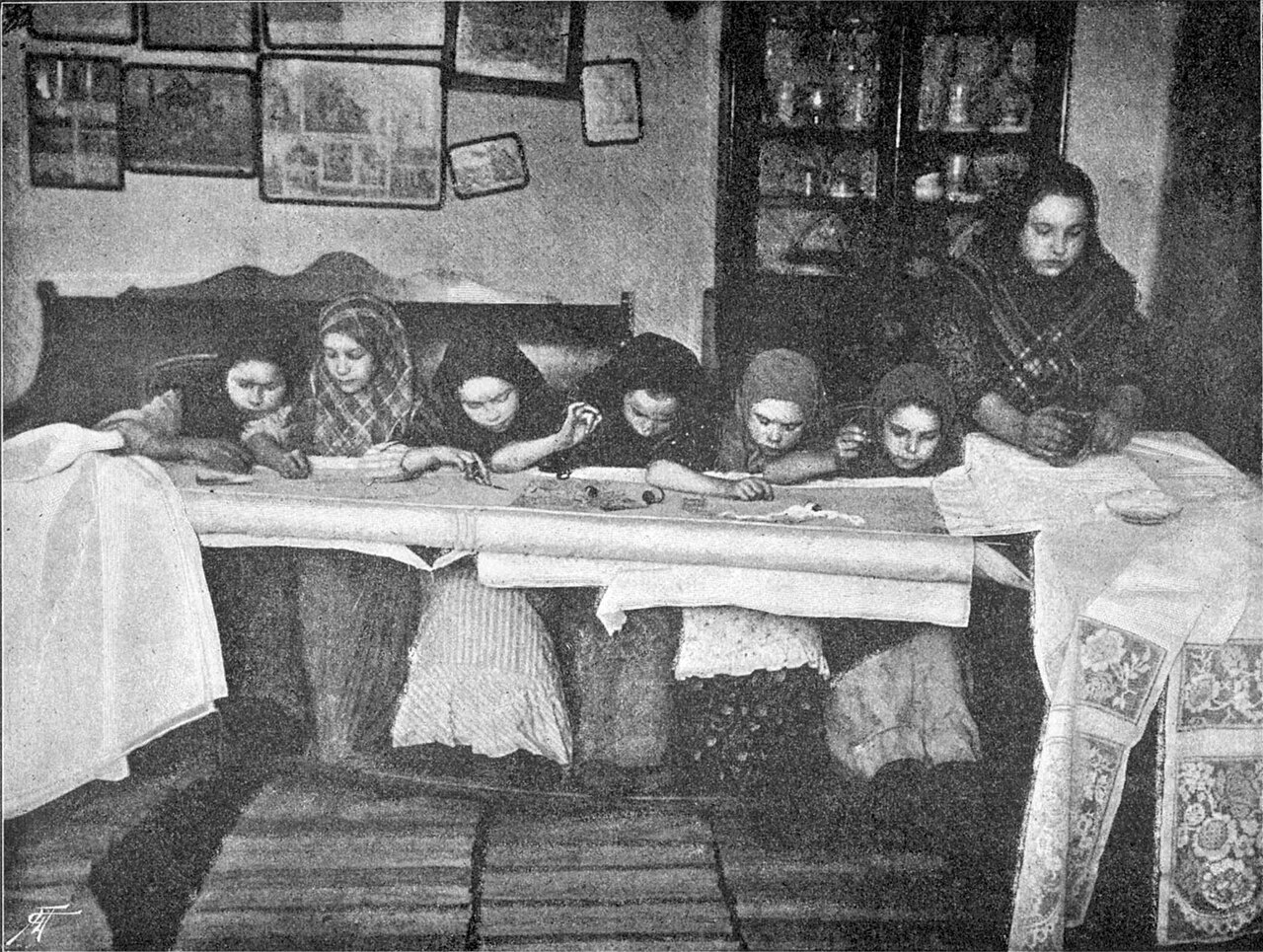 Кружевницы Балахнинского уезда