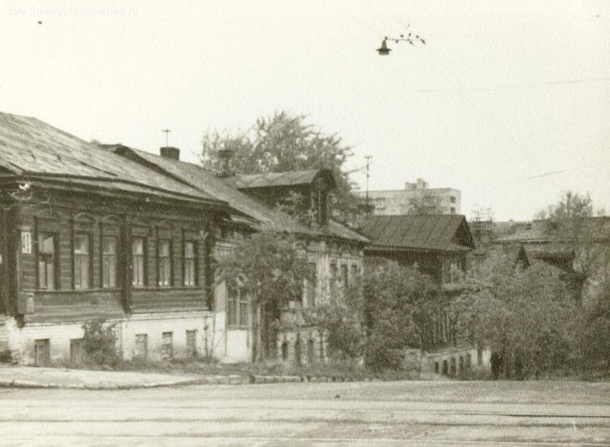 историческая деревянная застройка города