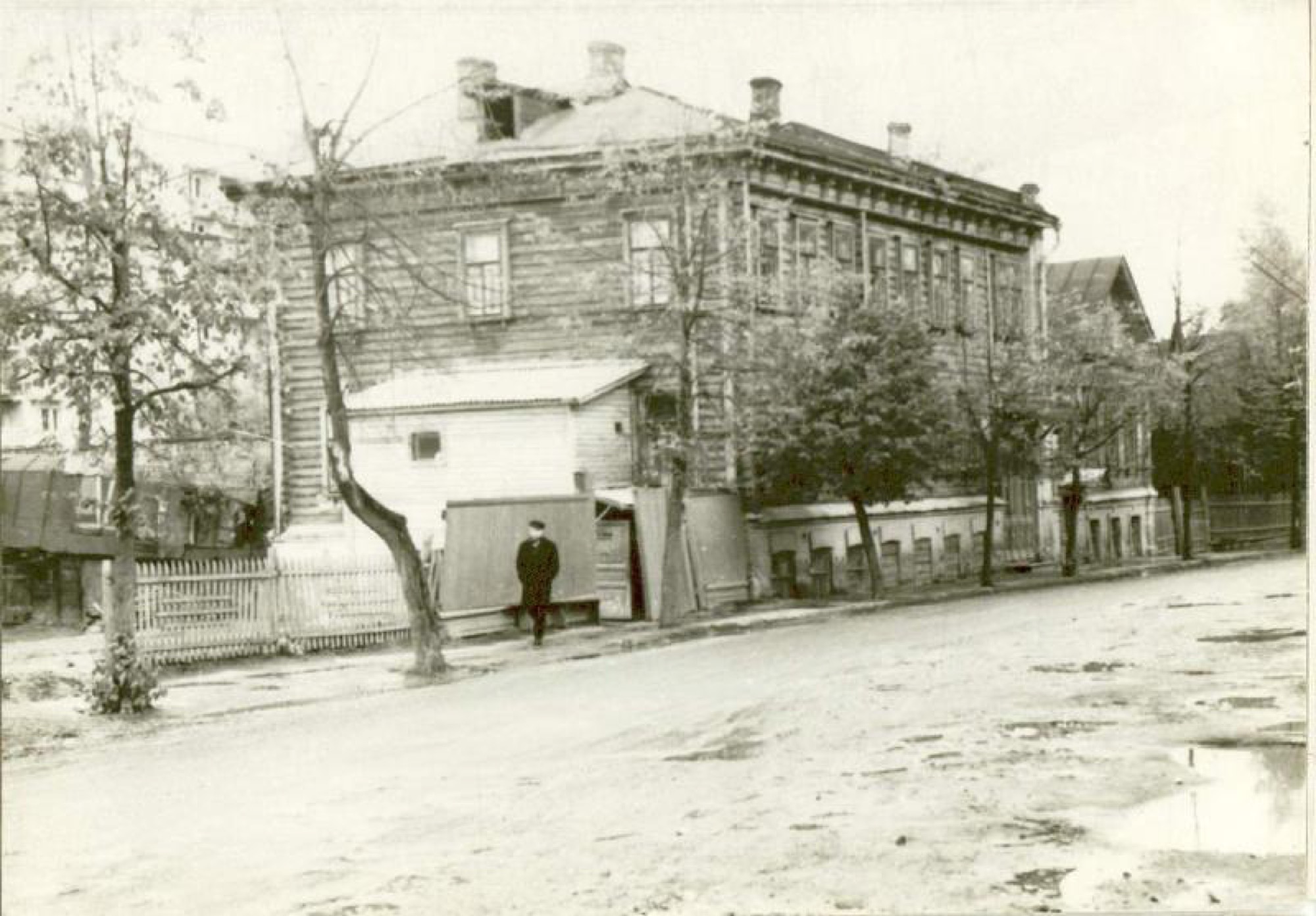 деревянная застройка исторического района
