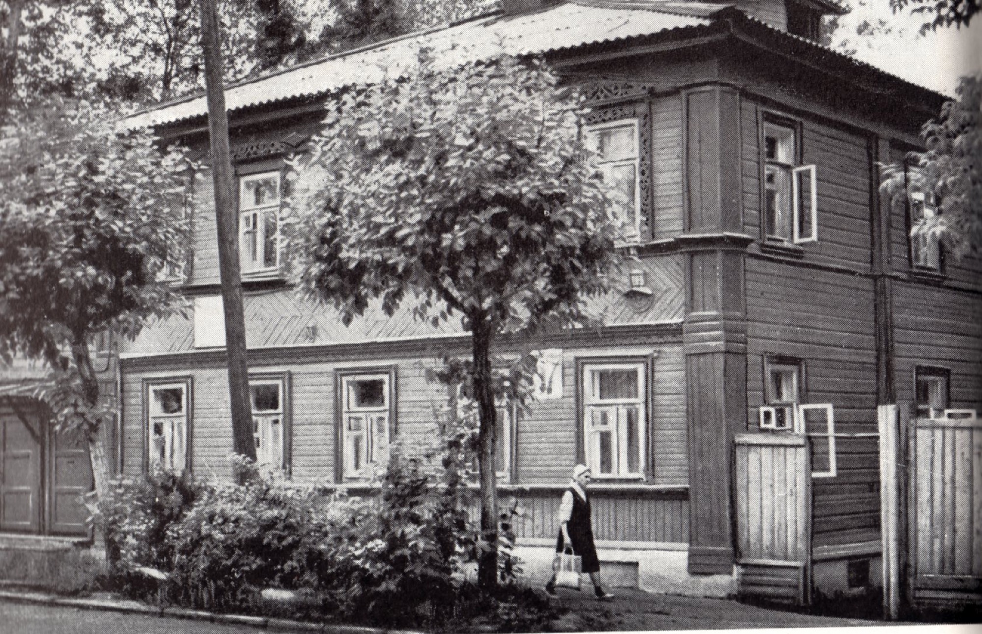 деревянная застройка исторического района