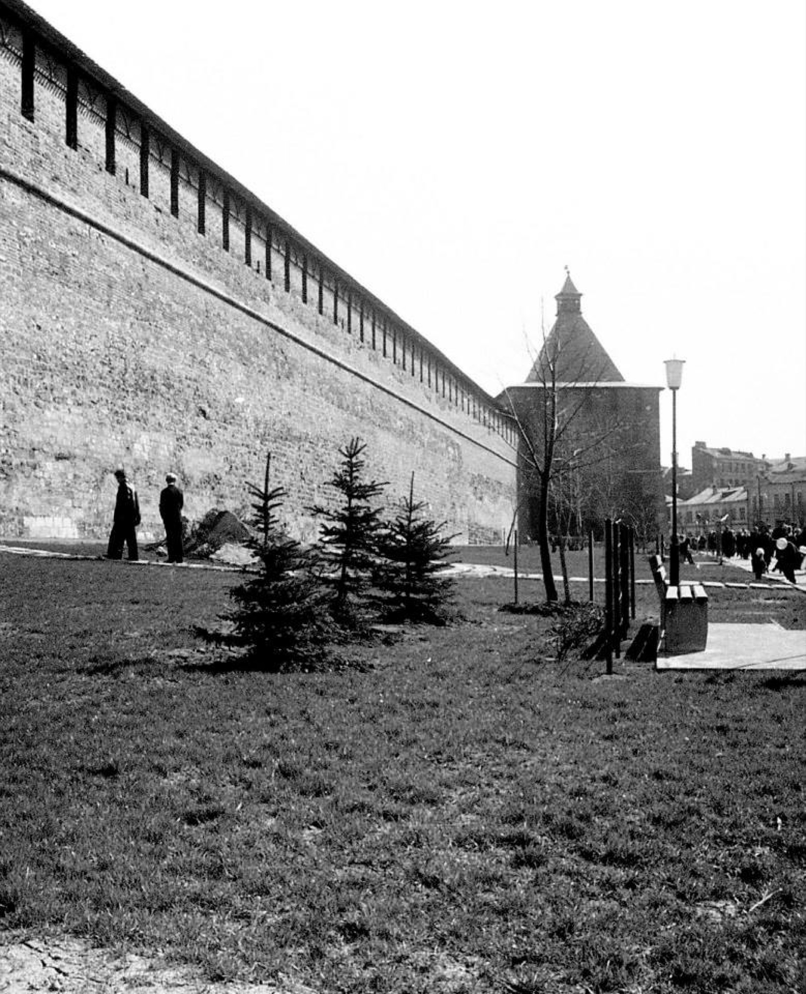 Кремль стена сквер 1960-е