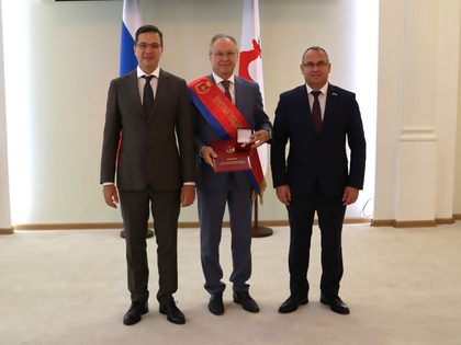 Вадим Сорокин на церемонии присвоения звания «Почётный гражданин Нижнего Новгорода»